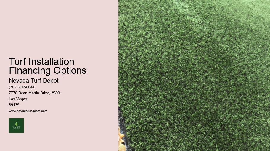 Turf Installation Financing Options